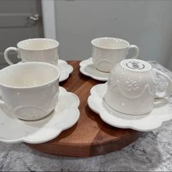 Marbella Tazas Y Platos Para Te