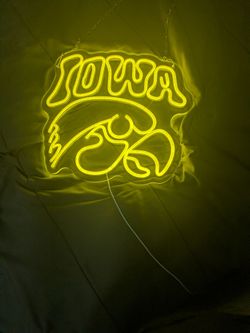 Led lights with sign