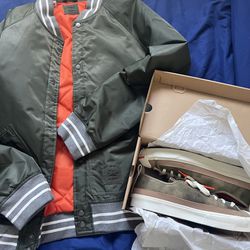 Mens Converse Jack Purcell Jacket And Shoes 