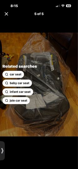 Brand new car seat