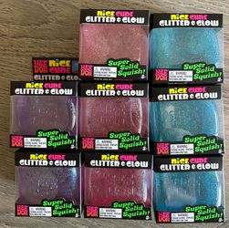 NeeDoh Nice Cube Glitter & Glow