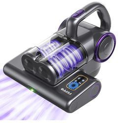 FEPPO Mattress Vacuum Cleaner, 16Kpa Bed Vacuum Cleaner with 253.7nm UV-C Light,