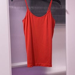 Red tank top