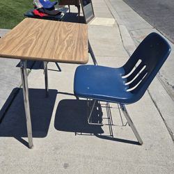 School Chair And Table Desk 