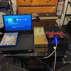 New GTA 5 Disc Game. A Red Camo Controller & No Monitor that extra $240!. 2016 PS4 500GB for $140! Extra is extra Not Free. Trade are welcome