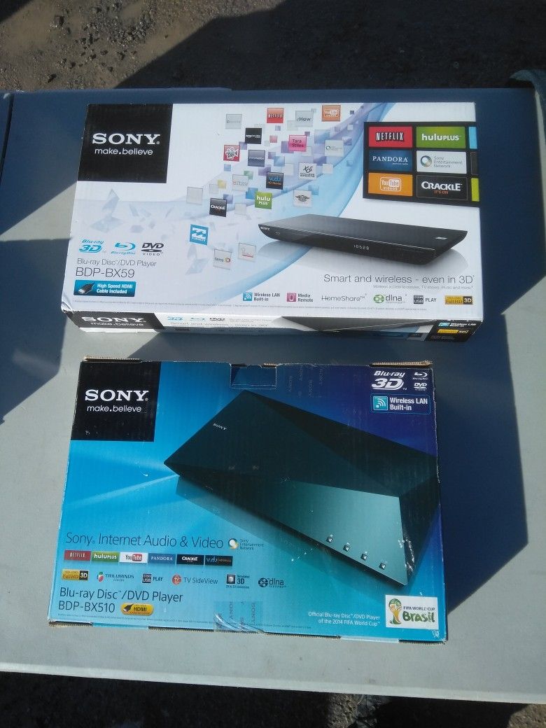 SONY BLU-RAY STREAMING PLAYERS. READ DETAILS