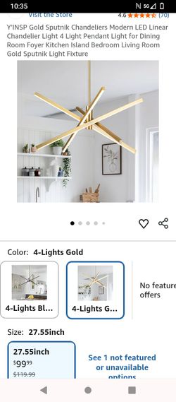 Gold Chandelier