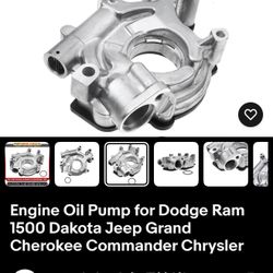 Engine Oil Pump $35