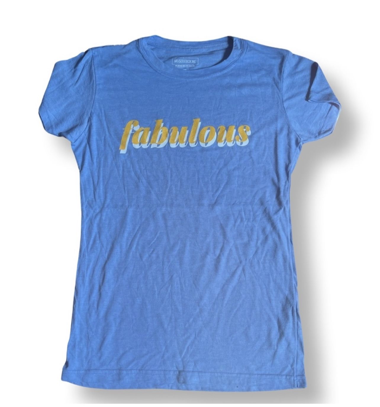 Women’s Muscle Box Fabulous Graphic T-Shirt Size Medium