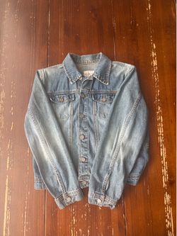 Classic Calvin Klein Light Vintage Wash Denim Jacket