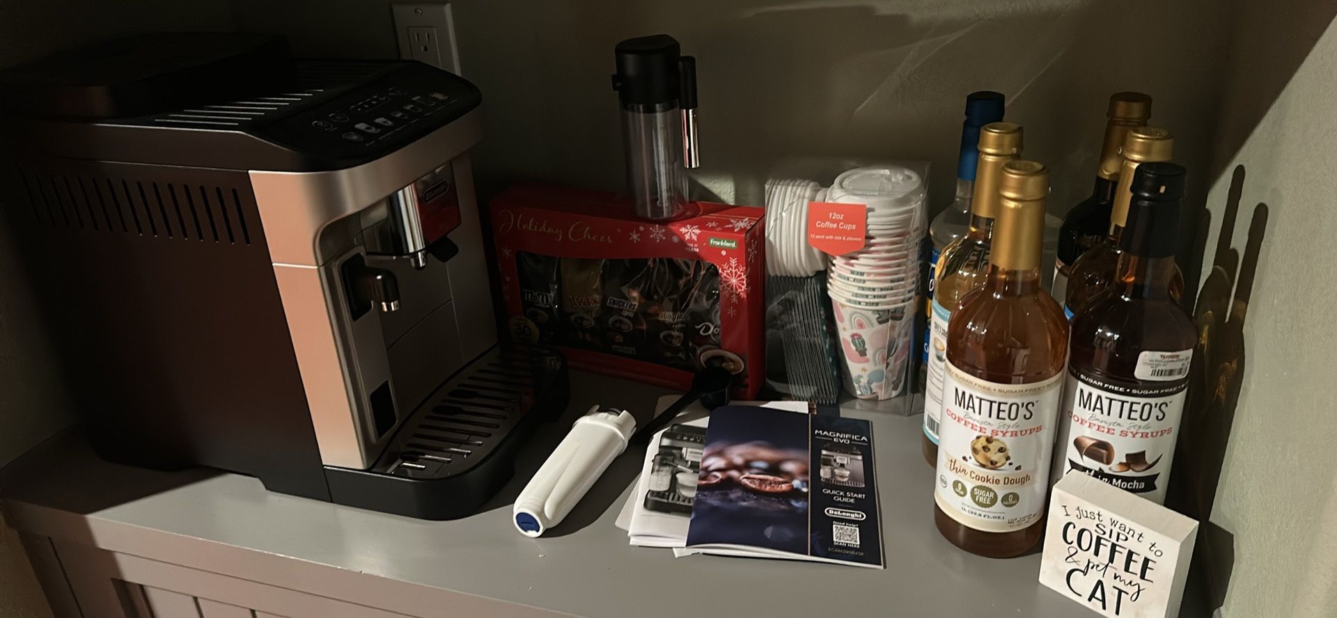 Espresso/coffee Machine And Syrups