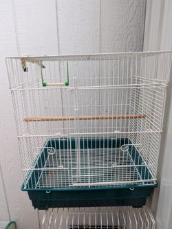 Open Play Top Travel Bird Cage for Conure Sun Parakeet Green Cheek Conure Lovebird Budgie Finch Canary, Small-Size Travel Portable