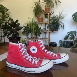 Converse Chuck Taylor All Star Red Mens Sz 8 Womens Sz 10