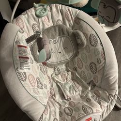 Jumper With Animal Sounds, Baby Rocker, Rocking Horse, Play Cubicle, Diapers, Stuffed Animals, Medical Cart, Radio Flyer 