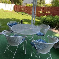 Patio Table Set With Cushions