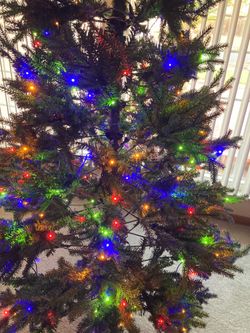 Christmas tree with lights 6ft