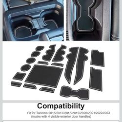 Non-Slip Liner Compatible with Toyota Tacoma Accessories 