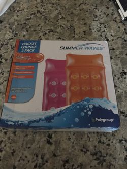 2 pack inflatable rafts for pool