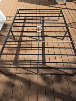 Metal full bed frame