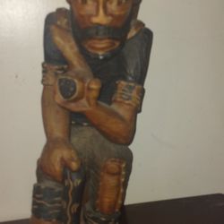 Wooden Carved Statue 