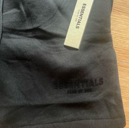 Essentials black shorts