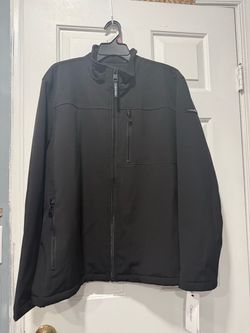Calvin Klein Black Full-Zip Softshell Jacket