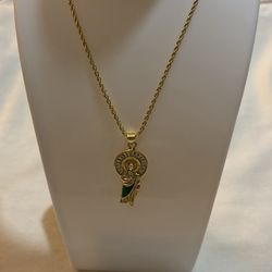 Cadena Bañado De Oro (acero Inoxidable 