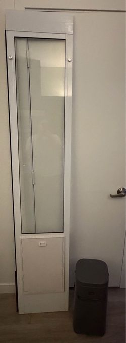 Doggie door and a Pet Genie Pail trash can