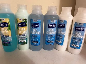 Suave shampoo and conditioner 22.5oz bundles ,6 for $10