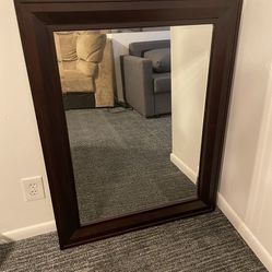 Bombay King Set Wood Mirror