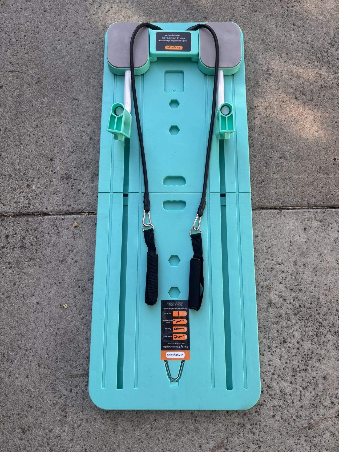 $75.00!! New 41-3/4” X 16” Pilates Board Pilate Reformer Set Foldable Home Gym