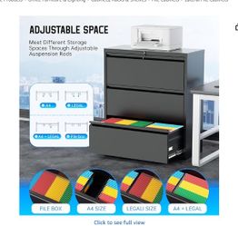 3 drawer office cabinet