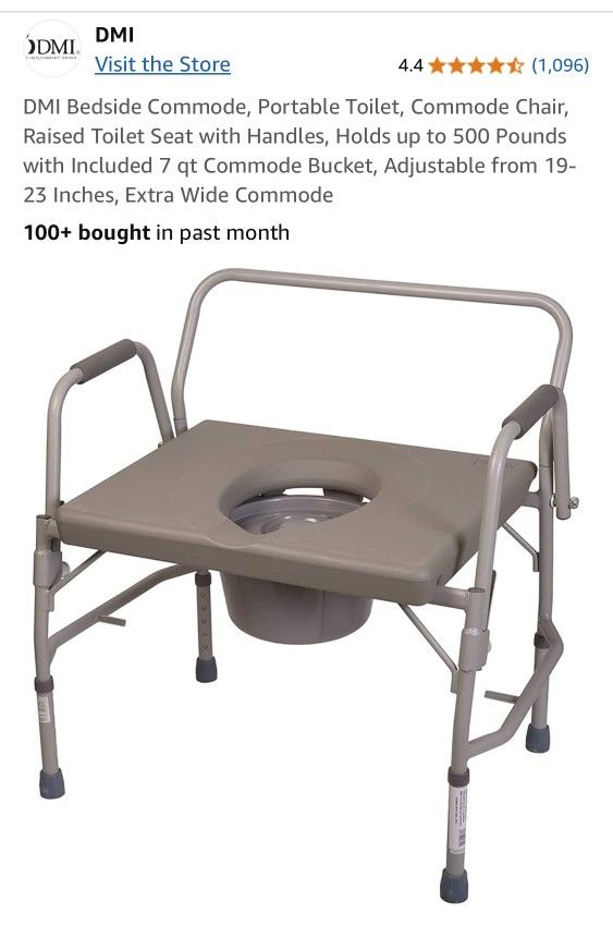 Wide Seated Commode