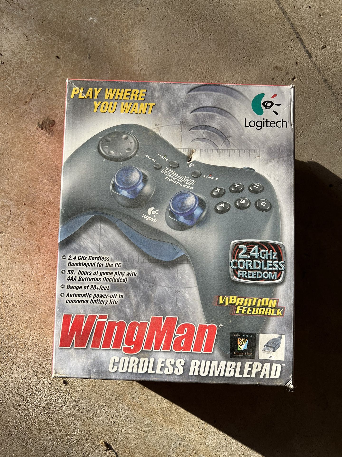 Logitech WingMan Cordless Rumblepad