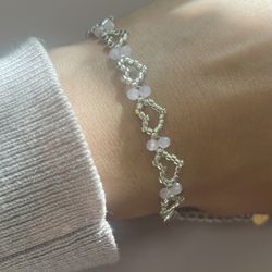 Heart beaded Bracelet Valentines 