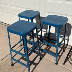 Three Lyon Lab Chairs 30” Tall