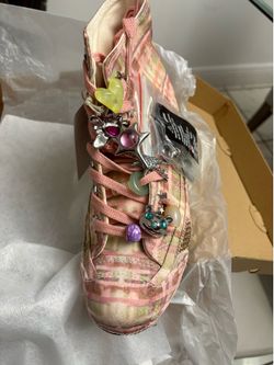 Converse x Collina Strada Chuck 70 Hi Pink Green Plaid High Top A19047C