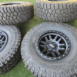 4 NEW RIMS&TIRES 17X9 37-12-50R17 6X139