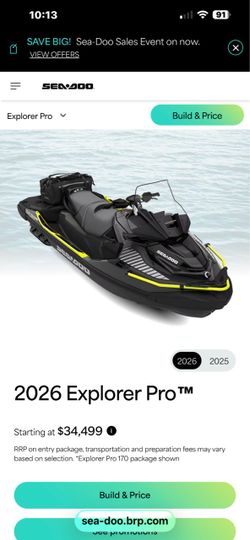 2023 sea-Doo explorer pro 170
