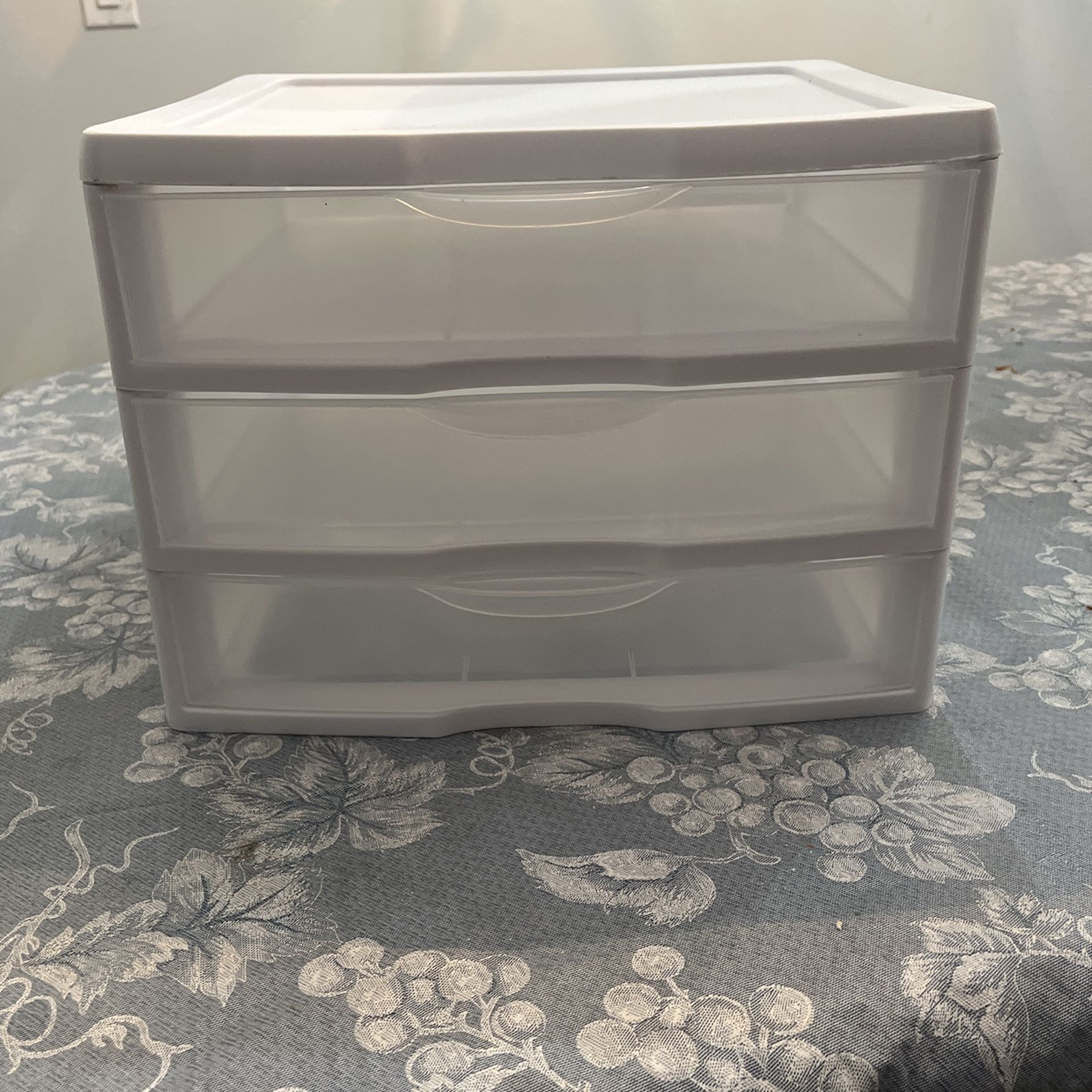 Sterilite Clearview Wide 3 Drawer Organizer Unit