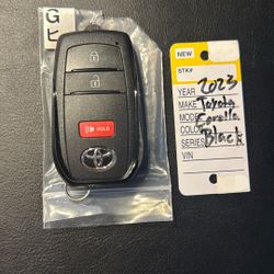 2023 Toyota Corolla FOB