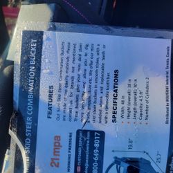 mini skid steer bucket