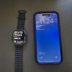 Unlock iPhone 17 pro max 256 GB   I watch ultra 2