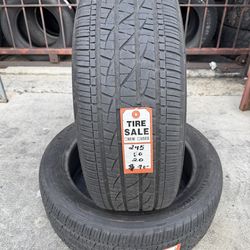 (2) used 245 50 20 Firestone