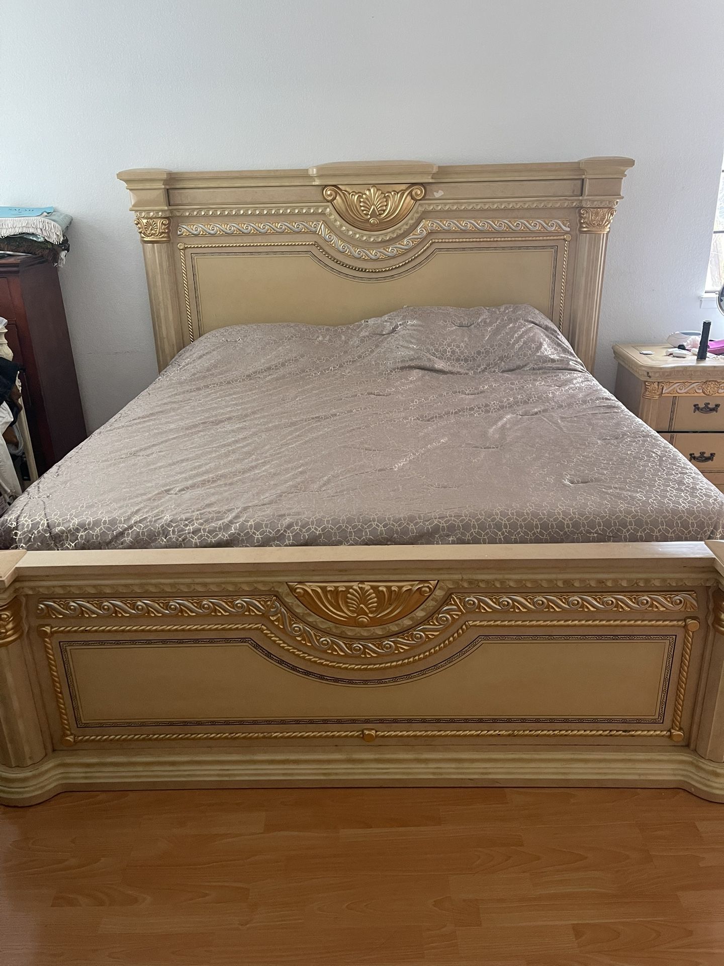 Gold Bed Frame