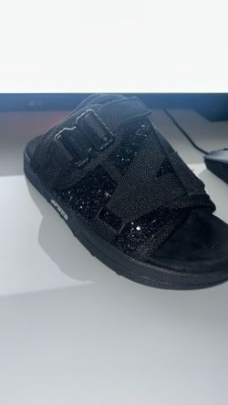 Draco Superstar Slides, black Size 5-6