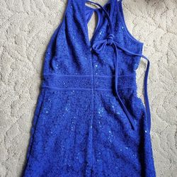 Gorgeous blue sequin  evening dress | Size 3/4