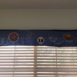 Semi-sheer for boy’s room