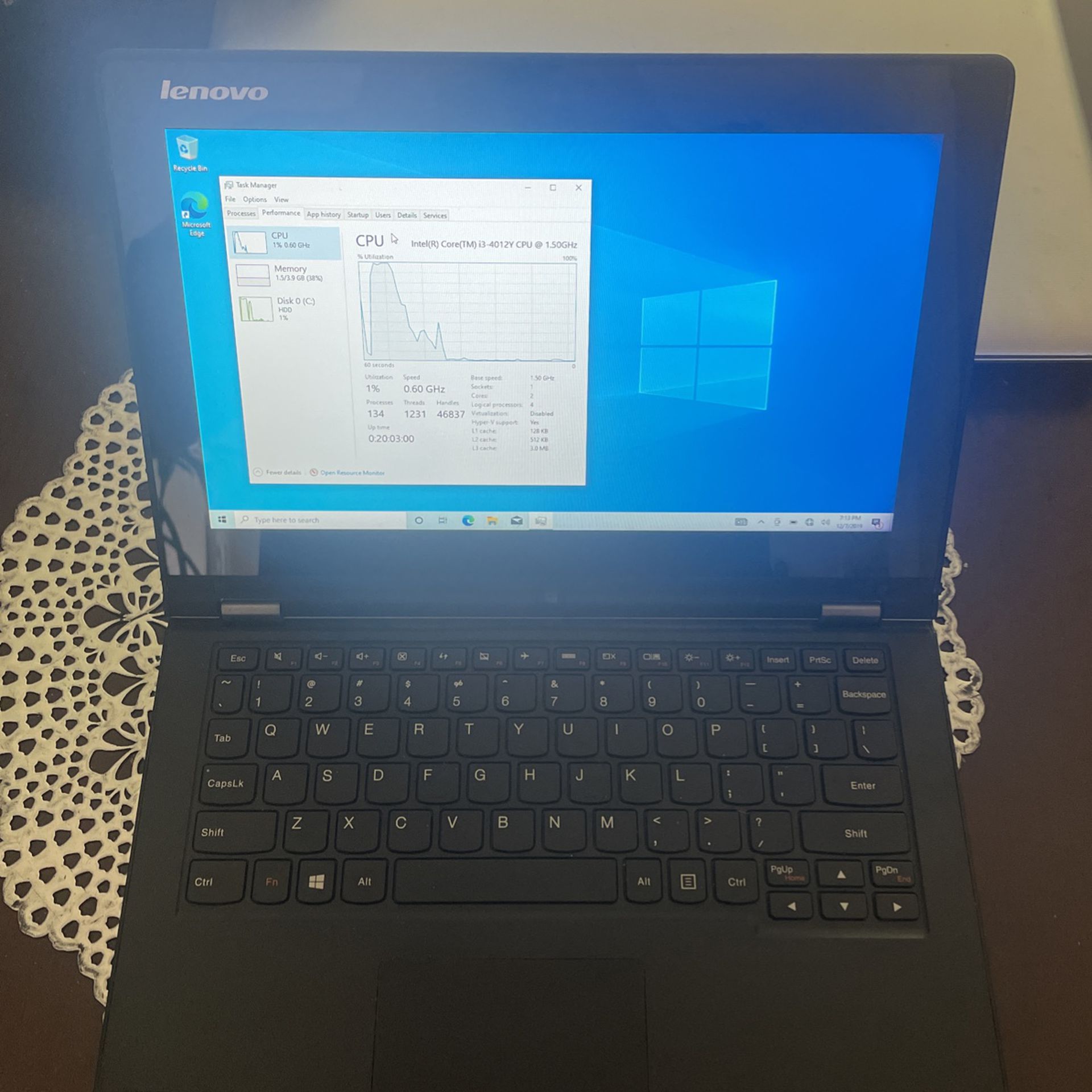 Lenovo Laptop - Touchscreen 14”