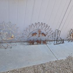 Metal Outdoor Decor $100